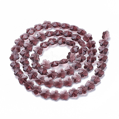 Transparent Glass Beads GLAA-Q066-10mm-C03-1