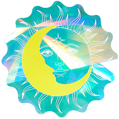 PET Rainbow Window Clings Stickers DIY-WH0409-70K-1