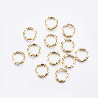 304 Stainless Steel Open Jump Rings STAS-L187-9x1.5mm-G-1