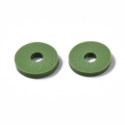 Handmade Polymer Clay Beads CLAY-R067-8.0mm-B43-1