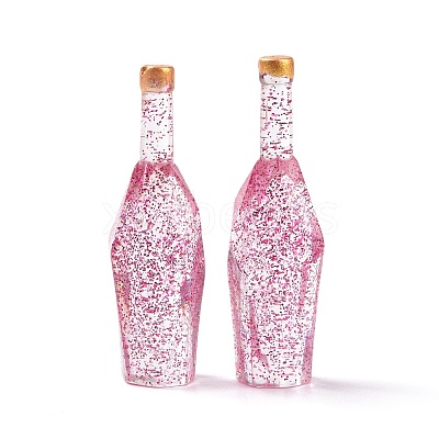 Dummy Bottle Transparent Resin Cabochon RESI-E025-03D-1