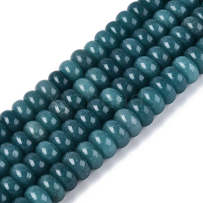 Natural White Jade Beads Strands G-Q613-01F-09-1