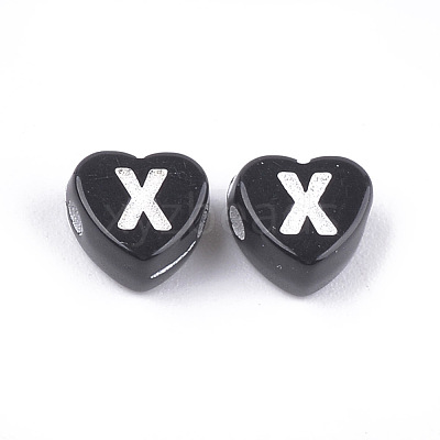 Craft Style Acrylic Beads X-MACR-T023-25B-1