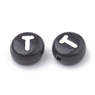 Opaque Acrylic Beads X-SACR-N002-02T-1