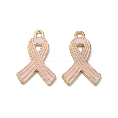 Light Gold Tone Zinc Alloy Enamel Pendants LS-ENAM-WH0061-14B-1
