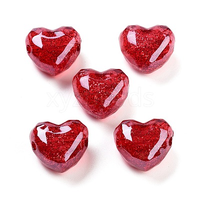 UV Plating Acrylic European Beads OACR-S142-01-1