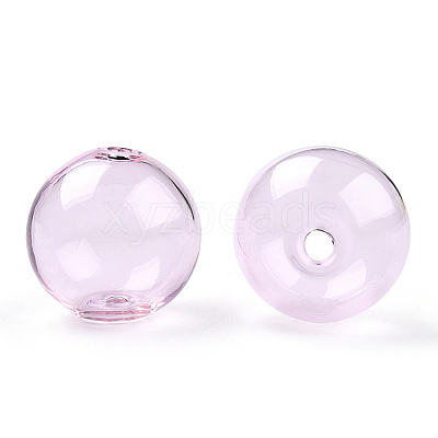 Transparent Blow High Borosilicate Glass Globe Beads LS-X-GLAA-T003-09A-1