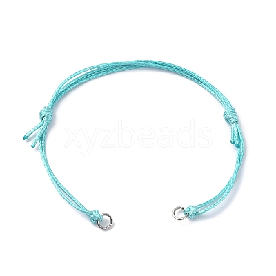 Adjustable Eco-Friendly Korean Waxed Polyester Cord Bracelet Making AJEW-JB01195-01-1