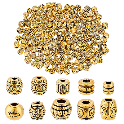 Tibetan Style Alloy Beads TIBEB-GA0001-02AG-1