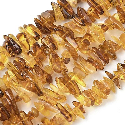 Natural Amber Beads Strands G-L095-D01-07-1