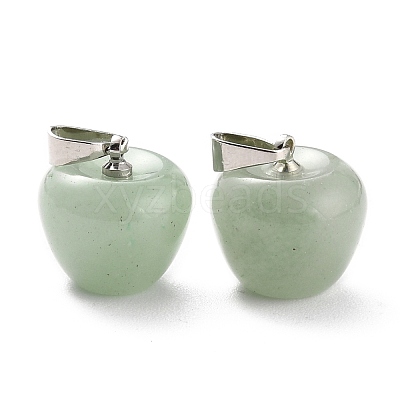 Natural Green Aventurine Pendants G-Z022-01M-1