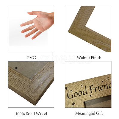 Rectangle Wood Photo Frames AJEW-WH20021-024-1