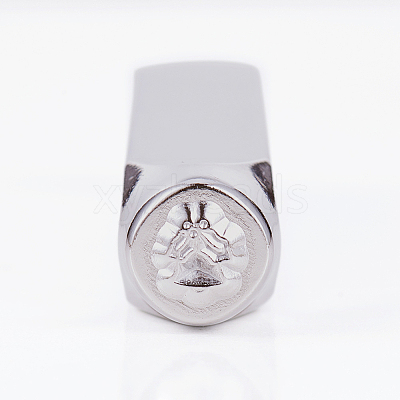 Iron Metal Stamps AJEW-BC0005-39J-1
