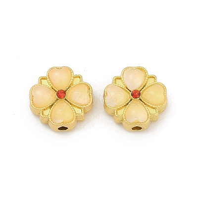 Alloy Resin Rhinestone Beads PALLOY-D369-20MG-01-1