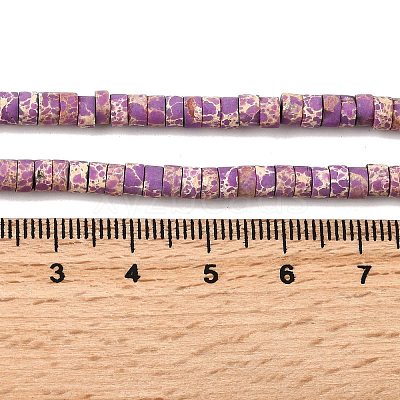 Dyed Synthetic Imperial Jasper Beads Strands G-Z089-A03-D-1