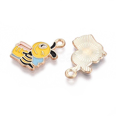 Alloy Enamel Pendants ENAM-T022-56B-1