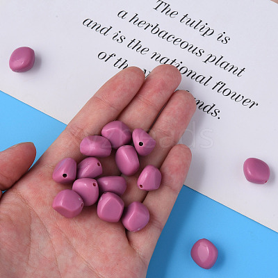Opaque Acrylic Beads MACR-S373-137-A12-1