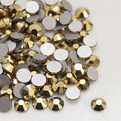 Glass Flat Back Rhinestone RGLA-C002-SS16-567-1