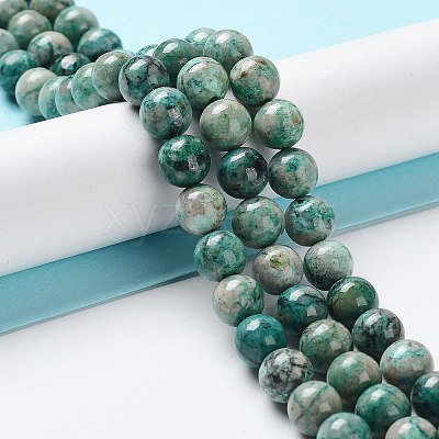 Natural Chrysocolla Beads Strands G-C093-A01-02-1