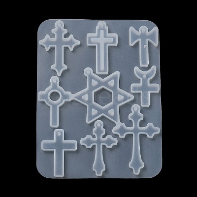 Star of David & Cross Pendant DIY Silicone Molds SIMO-C012-05-1