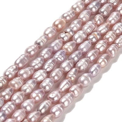 Natural Cultured Freshwater Pearl Beads Strands PEAR-E016-128-1
