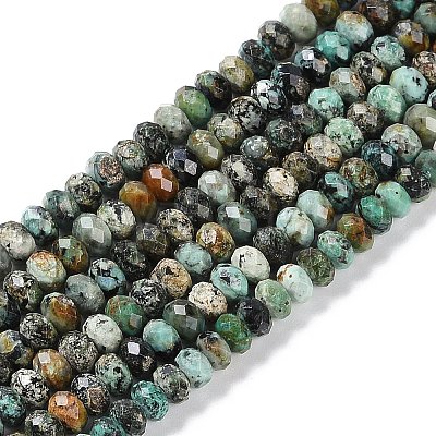 Natural African Turquoise(Jasper) Beads Strands G-N342-28B-1