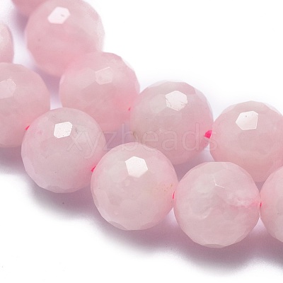 Natural Madagascar Rose Quartz Beads Strands G-G792-29B-1