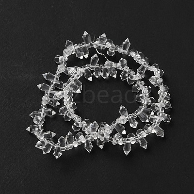Transparent Glass Beads Strands GLAA-WH0039-48A-1
