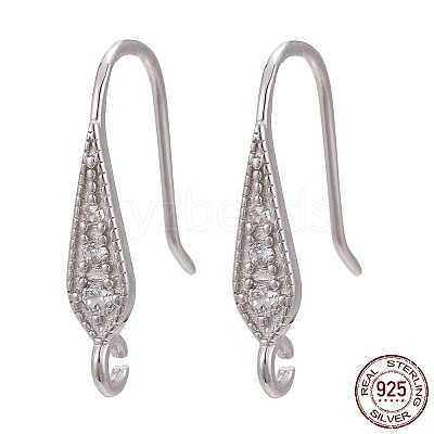 Anti-Tarnish Rhodium Plated 925 Sterling Silver LS-STER-L054-16P-1