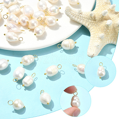 30Pcs Natural Cultured Freshwater Pearl Pendants FIND-SC0019-31-1