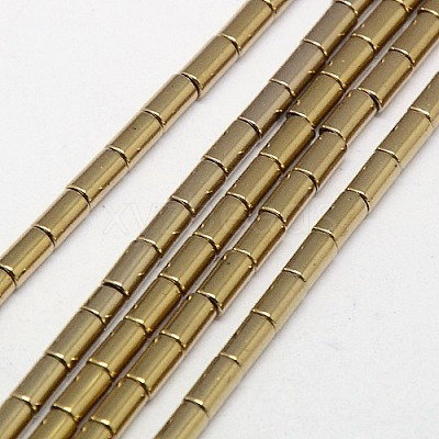 Electroplate Non-magnetic Synthetic Hematite Beads Strands G-J162-C-M-1