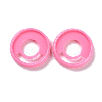 Resin Loose Leaf Ring Round Binder Discs FIND-WH0143-02B-1