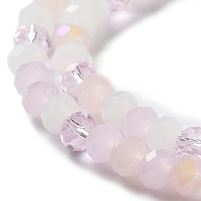 Glass Beads Strands EGLA-A034-M6mm-59-1