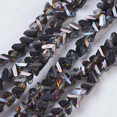 Electroplate Glass Beads Strands EGLA-J145-4mm-HP02-1