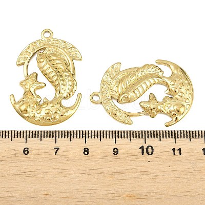 304 Stainless Steel Pendants STAS-K309-03A-G-1
