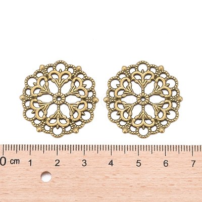 Tibetan Style Filigree Joiners Links X-TIBE-A11623-AB-FF-1