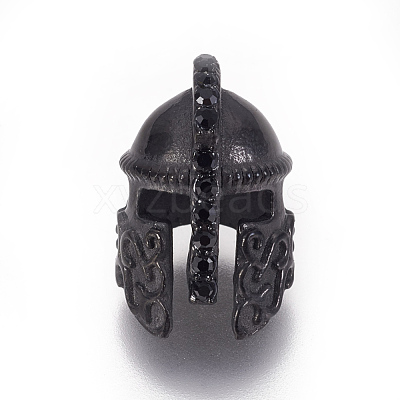 304 Stainless Steel Rhinestone Beads STAS-F212-067B-1