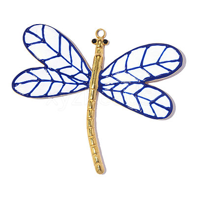 304 Stainless Steel Enamel Pendants STAS-OY019-23G-1