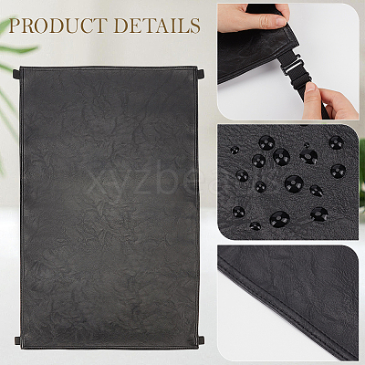 PU Leather Lounge Chair Headrest Cover AJEW-CL0003-56A-1