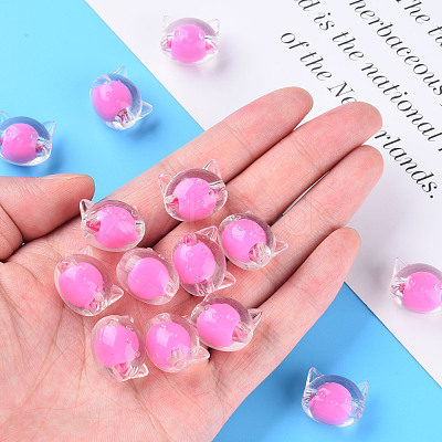 Transparent Acrylic Beads MACR-S373-115-B04-1