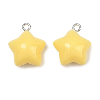 Opaque Resin Pendants RE-CBAF00C-11C-1