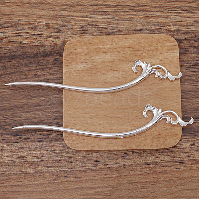 Alloy Hair Sticks Findings PW-WG36381-01-1