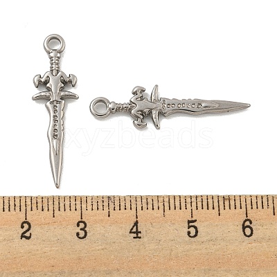 Non-Tarnish 304 Stainless Steel Pendants X-STAS-O004-06D-P-1