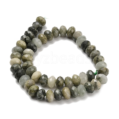 Natural Green Rutilated Quartz Beads G-C259-A08-8x12mm-1