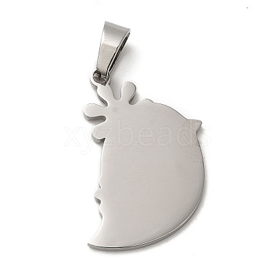 Non-Tarnish 304 Stainless Steel Pendants STAS-A086-02P-1