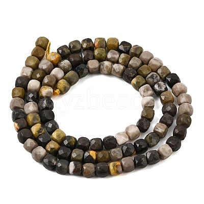 Natural Bumblebee Jasper Beads Strands GG-CBA0C5B-A04-1
