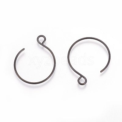 304 Stainless Steel Earring Hooks X-STAS-L216-02A-B-1