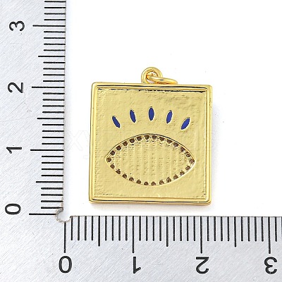Rack Plating Brass Micro Pave Cubic Zirconia Pendants KK-G513-76A-08G-1