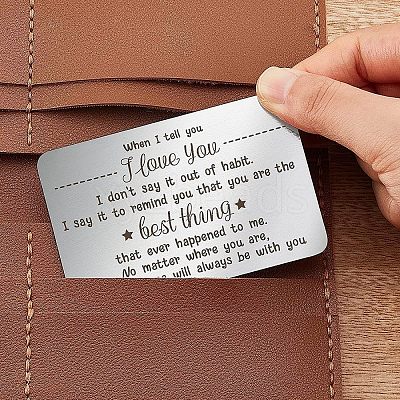 Stainless Steel Blank Thermal Transfer Cards and Paper Envelopes DIY-FG0001-74A-1