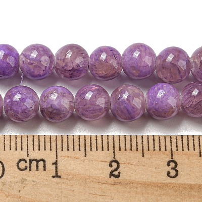 Dyed Natural White Jade Beads Strands G-F764-01B-1